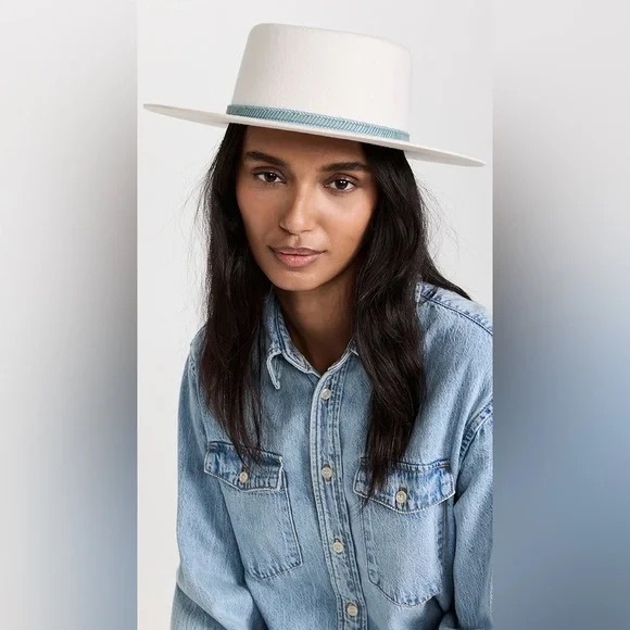 Lack of Color | The Rocky Ivory Boater Hat Medium - Picture 6 of 11